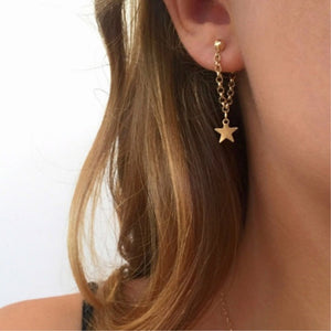 2020 New Long Crystal Tassel Gold Color Dangle Earrings for Women Wedding Drop Earing Fashion Jewelry Gifts